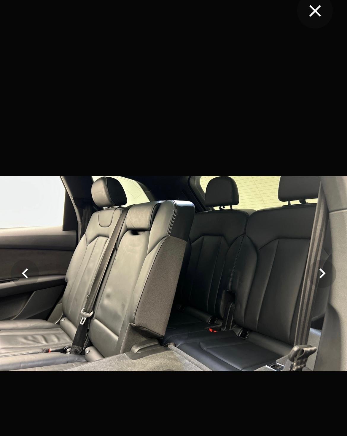 Audi Q7 Rear seats