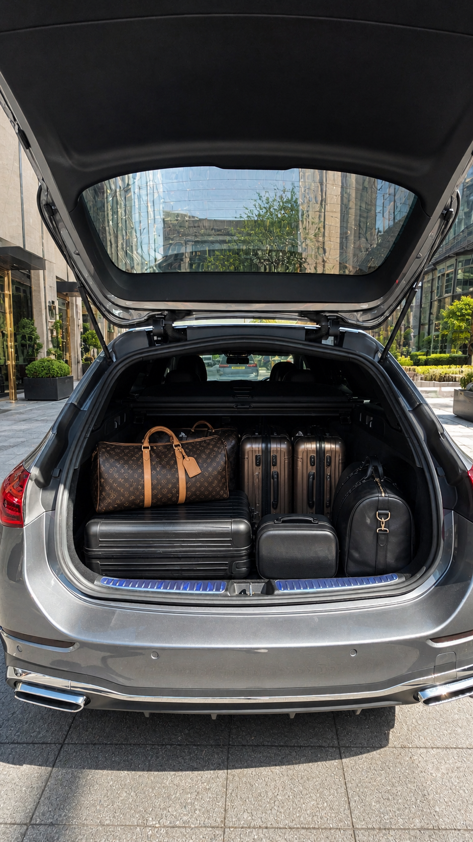 Mercedes-Benz C300d Luggage capacity